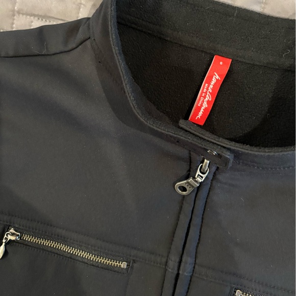 Hanna Andersson Fleece Lined Moto style Jacket 6 small petite - Picture 2 of 4